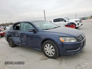 2013 Volkswagen Passat S с VIN 1VWAP7A32DC007583, выставлен на аукционе Copart как лот 46442615 с пробегом 137 210 миль миль и Списание • Salvage title. История ставок и продаж доступна на DreamBid. Изображение 4.