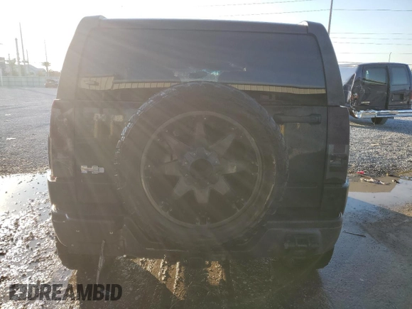 2009 Hummer H3 SUV Luxury with VIN 5GTEN13EX98103468, listed as a Copart auction lot 87865715 with 163,018 mi miles and Salvage Title. Bid and sale history available at carsss.com. Image 6.