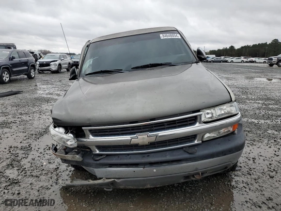 2001 Chevrolet Silverado 1500 LS with VIN 1GCEK14T21Z327524, listed as a Copart auction lot 84648054 with 0 mi miles and Salvage Title. Bid and sale history available at carsss.com. Image 5.