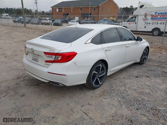2018 Honda Accord Sedan Sport 1.5T with VIN 1HGCV1F32JA262766, listed as a IAAI auction lot 41684759 with 87,630 mi miles. Bid and sale history available at carsss.com. Image 4.