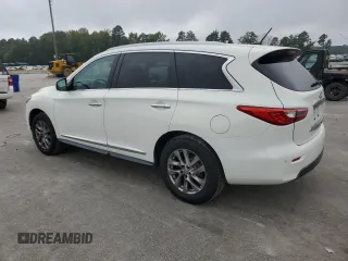 2013 Infiniti JX35 with VIN 5N1AL0MM6DC324143, listed as a Copart auction lot 72313904 with 112,051 mi miles and Salvage Title. Bid and sale history available at carsss.com. Image 2.