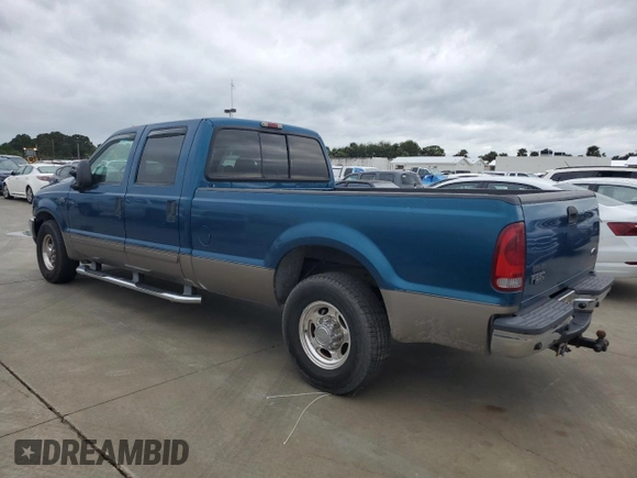 2002 Ford Super Duty F-250 XL with VIN 1FTNW20S42EA35244, listed as a Copart auction lot 74455194 with Not Provided miles and Non Repairable. Bid and sale history available at carsss.com. Image 2.
