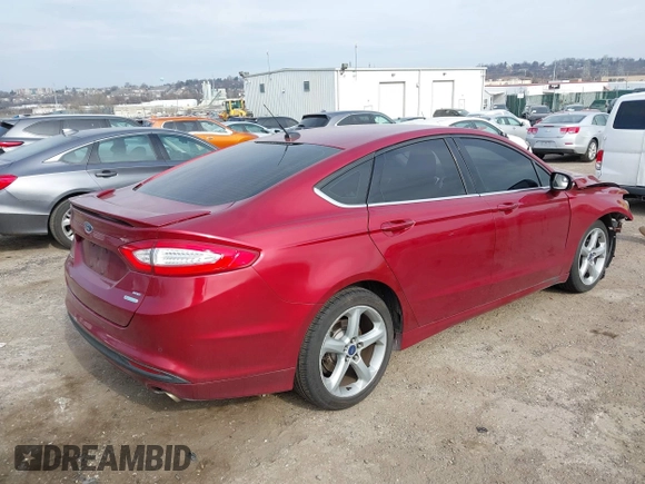 2016 Ford Fusion SE with VIN 3FA6P0HD7GR231104, listed as a IAAI auction lot 41673127 with 141,075 mi miles. Bid and sale history available at carsss.com. Image 4.