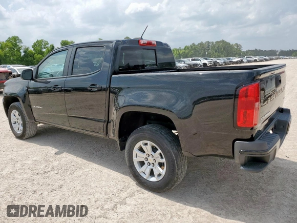 2022 Chevrolet Colorado 2WD LT with VIN 1GCGSCEN9N1248375, listed as a Copart auction lot 59749425 with 65,608 mi miles and Salvage title. Bid and sale history available at DreamBid. Image 2.