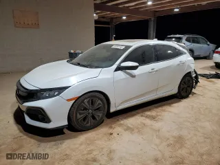 2019 Honda Civic Hatchback EX-L with VIN SHHFK7H84KU420208, listed as a Copart auction lot 89350145 with 63,086 mi miles and Salvage Title. Bid and sale history available at carsss.com. Image 1.
