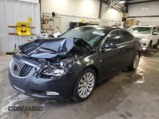 2011 Buick Regal CXL RL2 with VIN W04GP5EC9B1009443, listed as a Copart auction lot 41505485 with 161,671 mi miles and Salvage Title. Bid and sale history available at carsss.com. Image 1.