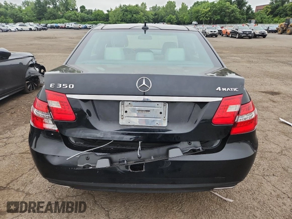 2011 Mercedes-Benz E 350 Luxury with VIN WDDHF8HB2BA488005, listed as a Copart auction lot 62936585 with 188,501 mi miles and Salvage title. Bid and sale history available at DreamBid. Image 6.