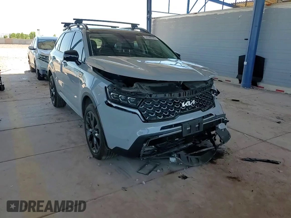 2022 Kia Sorento X-Line SX Prestige with VIN 5XYRKDLF3NG090335, listed as a Copart auction lot 56588295 with 36,435 mi miles and Salvage title. Bid and sale history available at DreamBid. Image 14.
