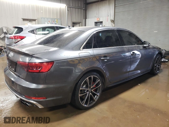 2018 Audi S4 Premium Plus with VIN WAUB4AF48JA003265, listed as a Copart auction lot 82392473 with 90,366 mi miles. Bid and sale history available at carsss.com. Image 3.