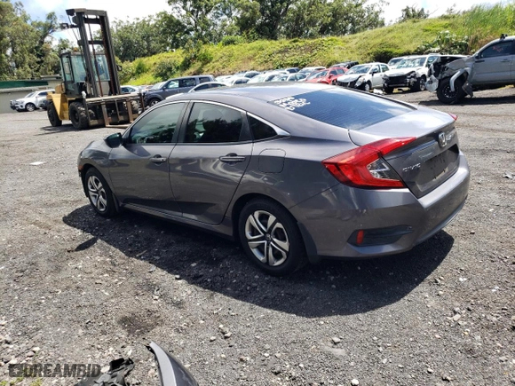 2017 Honda Civic Sedan LX with VIN 2HGFC2F50HH526749, listed as a Copart auction lot 74401184 with 179,655 mi miles and Salvage Title. Bid and sale history available at carsss.com. Image 2.