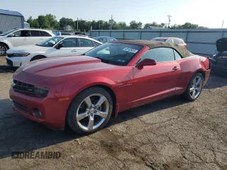 2013 Chevrolet Camaro LT with VIN 2G1FC3D34D9180157, listed as a Copart auction lot 62163915 with 59,637 mi miles and Salvage title. Bid and sale history available at DreamBid. Image 1.