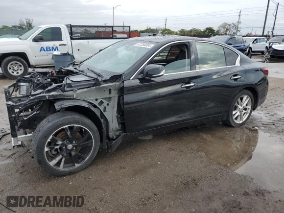 2018 Infiniti Q50 Sport with VIN JN1EV7AP8JM359508, listed as a Copart auction lot 87256854 with Not Provided miles and Salvage Title. Bid and sale history available at carsss.com. Image 1.