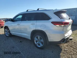 2018 Toyota Highlander Hybrid Limited with VIN 5TDDGRFH4JS040269, listed as a Copart auction lot 87515435 with 67,170 mi miles and Salvage title. Bid and sale history available at DreamBid. Image 2.