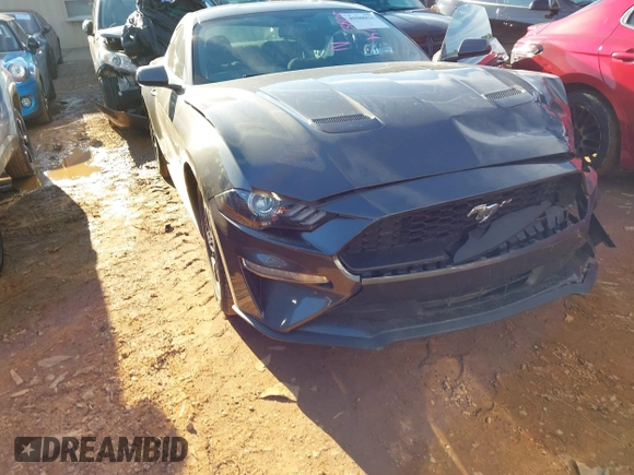 2020 Ford Mustang EcoBoost with VIN 1FA6P8TH9L5113805, listed as a IAAI auction lot 41588921 with 43,895 mi miles. Bid and sale history available at carsss.com. Image 6.