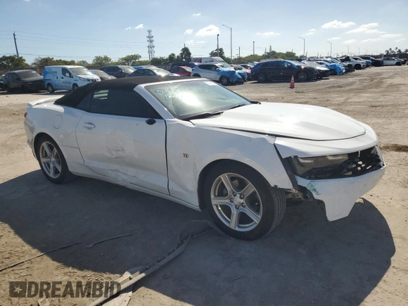 2019 Chevrolet Camaro 1LT with VIN 1G1FB3DS2K0123666, listed as a Copart auction lot 80434184 with 81,195 mi miles and Salvage Title. Bid and sale history available at carsss.com. Image 4.