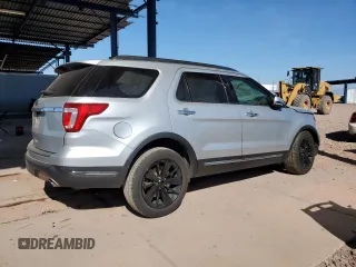 2018 Ford Explorer Limited with VIN 1FM5K7F81JGA82752, listed as a Copart auction lot 50559395 with 76,612 mi miles and Salvage Title. Bid and sale history available at carsss.com. Image 3.