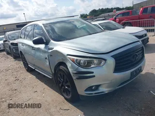 2014 Infiniti QX60 with VIN 5N1AL0MN0EC528561, listed as a IAAI auction lot 42411619 with 178,088 mi miles and . Bid and sale history available at DreamBid. Image 1.