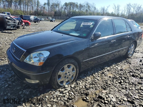 2003 Lexus LS 430 z VIN JTHBN30FX30098697, wystawiony jako Copart lot #49048675 z przebiegiem 257 035 mil mil oraz Szkoda całkowita • Salvage title. Historia ofert i sprzedaży dostępna na DreamBid. Obrazek 1.