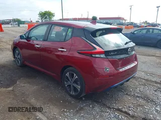 2022 Nissan LEAF SV Plus with VIN 1N4BZ1CV0NC550614, listed as a IAAI auction lot 42730366 with 23,416 mi miles and . Bid and sale history available at DreamBid. Image 3.