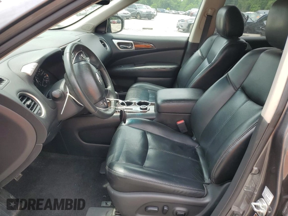 2015 Nissan Pathfinder Platinum z VIN 5N1AR2MM8FC695270, wystawiony jako Copart lot #62685795 z przebiegiem 111 998 mil mil oraz Szkoda całkowita • Salvage title. Historia ofert i sprzedaży dostępna na DreamBid. Obrazek 7.