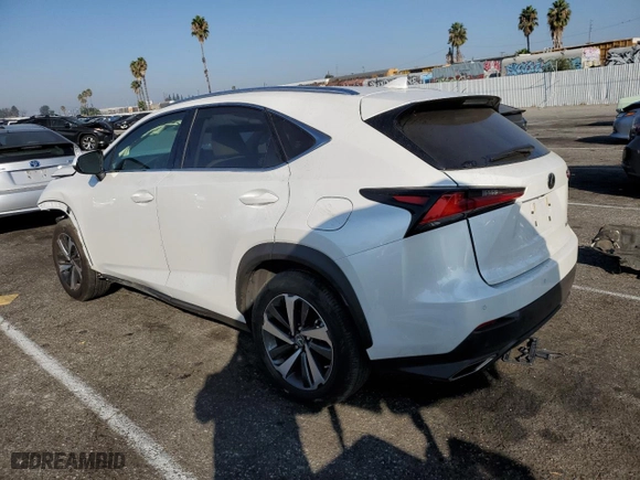 2020 Lexus NX with VIN JTJGARBZ5L2178195, listed as a Copart auction lot 75124294 with 23,202 mi miles and Salvage Title. Bid and sale history available at carsss.com. Image 2.