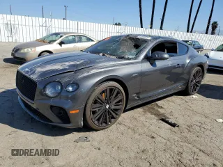 2022 Bentley Continental GT Mulliner with VIN SCBCT2ZG9NC001625, listed as a Copart auction lot 44200675 with 15,839 mi miles and Non Repairable. Bid and sale history available at DreamBid. Image 1.