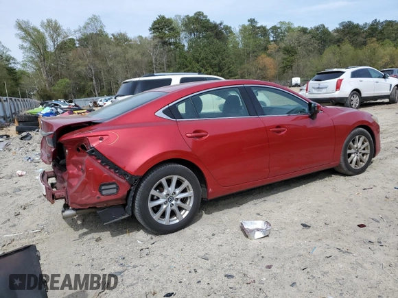 2014 Mazda 6 i Sport with VIN JM1GJ1U60E1147114, listed as a Copart auction lot 52855015 with 202,139 mi miles and Salvage Title. Bid and sale history available at DreamBid. Image 3.