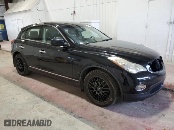 2011 Infiniti EX Journey with VIN JN1AJ0HR4BM850765, listed as a Copart auction lot 80249454 with 129,227 mi miles and Salvage Title. Bid and sale history available at DreamBid. Image 4.