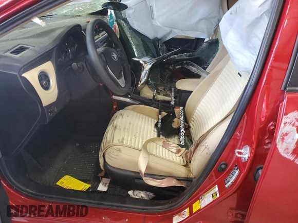 2019 Toyota Corolla L z VIN 5YFBURHE0KP861219, wystawiony jako Copart lot #59435715 z przebiegiem Nie podano mil oraz Szkoda całkowita • Salvage title. Historia ofert i sprzedaży dostępna na DreamBid. Obrazek 7.