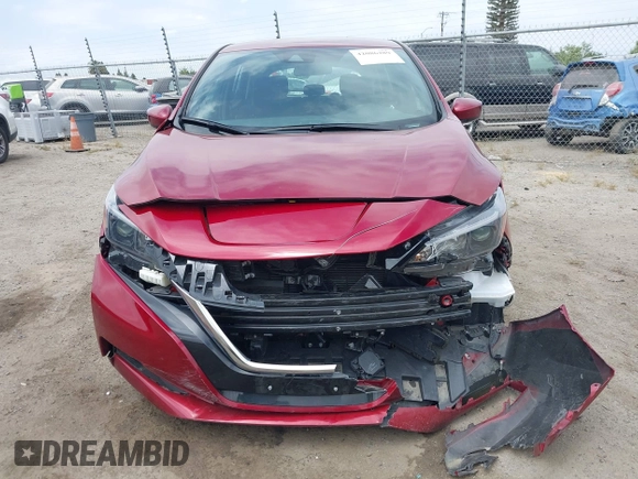 2022 Nissan LEAF SV with VIN 1N4AZ1CV8NC563090, listed as a IAAI auction lot 42086289 with 24,215 mi miles and . Bid and sale history available at DreamBid. Image 13.