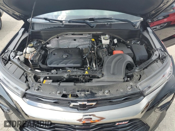 2021 Chevrolet TrailBlazer RS with VIN KL79MUSL2MB050822, listed as a Copart auction lot 62675554 with 56,037 mi miles and Salvage Title. Bid and sale history available at DreamBid. Image 12.