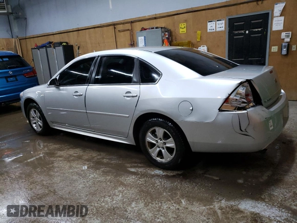 2012 Chevrolet Impala LS Fleet with VIN 2G1WF5E38C1228063, listed as a Copart auction lot 47064605 with 129,511 mi miles and Salvage Title. Bid and sale history available at DreamBid. Image 2.
