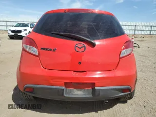 2014 Mazda 2 Sport with VIN JM1DE1KZXE0175643, listed as a Copart auction lot 52998225 with 196,051 mi miles and Salvage Title. Bid and sale history available at carsss.com. Image 6.