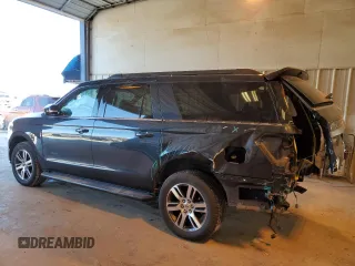 2024 Ford Expedition Max XLT with VIN 1FMJK1H80REA52884, listed as a Copart auction lot 42295015 with 17,469 mi miles and Salvage title. Bid and sale history available at DreamBid. Image 2.