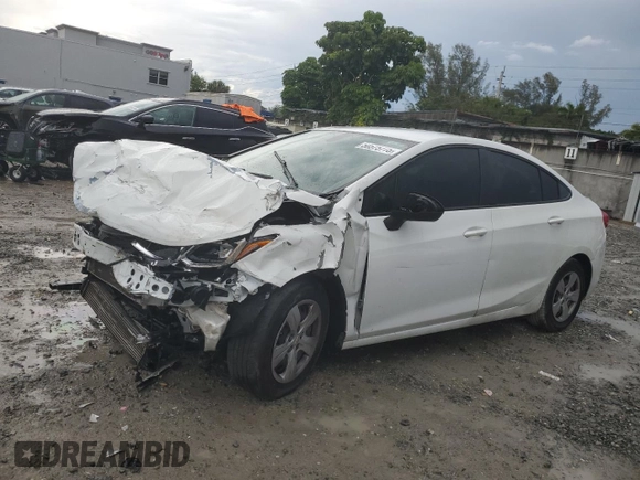 2018 Chevrolet Cruze LS with VIN 1G1BC5SM9J7132494, listed as a Copart auction lot 50575775 with 112,737 mi miles and Salvage Title. Bid and sale history available at DreamBid. Image 1.