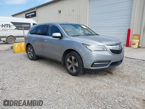 2016 Acura MDX with VIN 5FRYD3H27GB001252, listed as a IAAI auction lot 41799063 with 181,776 mi miles and . Bid and sale history available at carsss.com. Image 1.