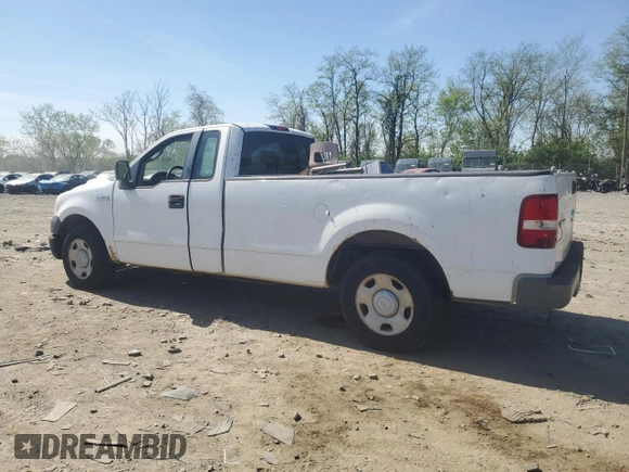 2008 Ford F-150 XL with VIN 1FTRF12258KC95137, listed as a Copart auction lot 53424845 with 210,017 mi miles and Clean Title. Bid and sale history available at carsss.com. Image 2.