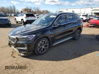2020 BMW X1 sDrive28i with VIN WBXJG7C02L3L92165, listed as a Copart auction lot 47993775 with 59,966 mi miles and Salvage Title. Bid and sale history available at carsss.com. Image 1.