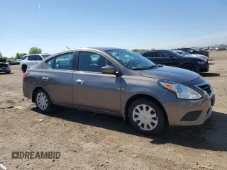 2015 Nissan Versa SV with VIN 3N1CN7AP5FL860607, listed as a Copart auction lot 58093385 with 150,926 mi miles and Salvage title. Bid and sale history available at DreamBid. Image 4.
