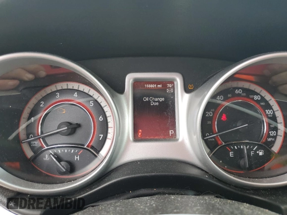 2014 Dodge Journey American Value Pkg with VIN 3C4PDCAB4ET141734, listed as a Copart auction lot 73952994 with 168,801 mi miles and Clean Title. Bid and sale history available at carsss.com. Image 9.
