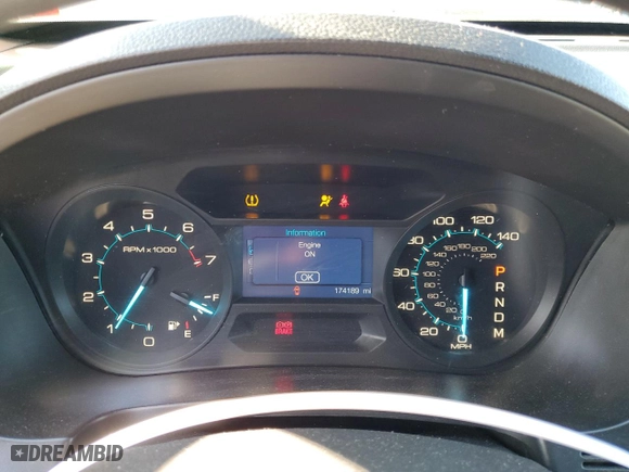 2013 Ford Explorer with VIN 1FM5K7B84DGB83570, listed as a Copart auction lot 79343753 with 174,189 mi miles and Salvage Title. Bid and sale history available at carsss.com. Image 9.
