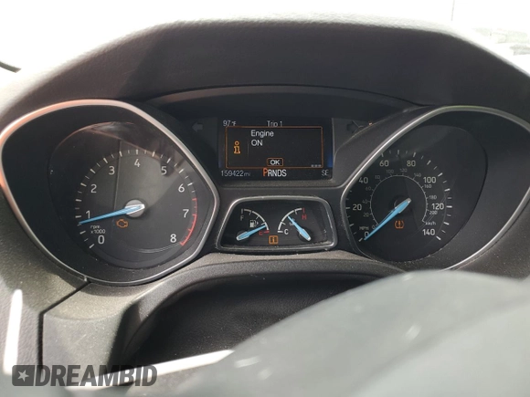 2015 Ford Focus Titanium z VIN 1FADP3N2XFL357224, wystawiony jako Copart lot #55626575 z przebiegiem 159 422 mil mil oraz Szkoda całkowita • Salvage title. Historia ofert i sprzedaży dostępna na DreamBid. Obrazek 9.