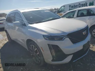 2023 Cadillac XT6 AWD Sport with VIN 1GYKPHRS9PZ162443, listed as a Copart auction lot 78462734 with 19,042 mi miles and Salvage title. Bid and sale history available at DreamBid. Image 4.