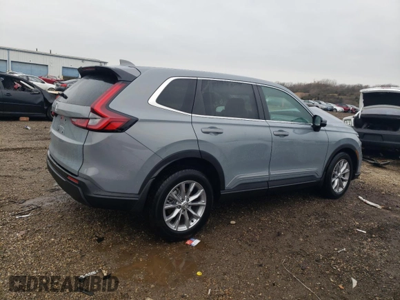 2025 Honda CR-V EX-L with VIN 7FARS4H76SE006985, listed as a Copart auction lot 82050204 with 1,908 mi miles and Salvage Title. Bid and sale history available at DreamBid. Image 3.