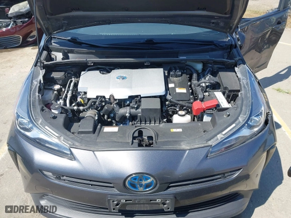 2022 Toyota Prius L Eco with VIN JTDKAMFU5N3160694, listed as a IAAI auction lot 41874909 with 80,376 mi miles. Bid and sale history available at carsss.com. Image 10.