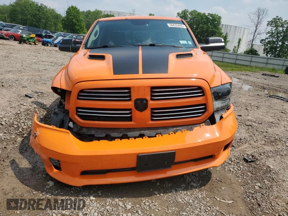 2015 Ram 1500 Sport z VIN 1C6RR7MT5FS702099, wystawiony jako Copart lot #59433445 z przebiegiem 92 060 mil mil oraz Szkoda całkowita • Salvage title. Historia ofert i sprzedaży dostępna na DreamBid. Obrazek 5.