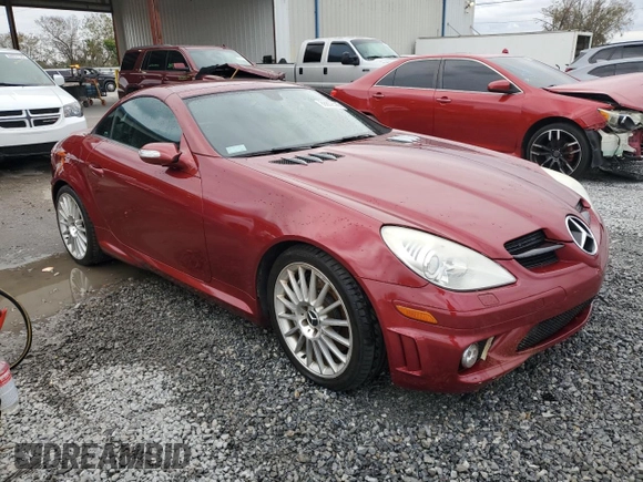 2005 Mercedes-Benz SLK-Class 5.5L AMG with VIN WDBWK73F75F049308, listed as a Copart auction lot 88802595 with 0 mi miles and Non Repairable. Bid and sale history available at carsss.com. Image 4.