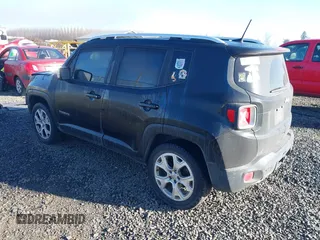 2018 Jeep Renegade Limited with VIN ZACCJBDB4JPH33777, listed as a IAAI auction lot 41675549 with 121,791 mi miles and . Bid and sale history available at DreamBid. Image 3.
