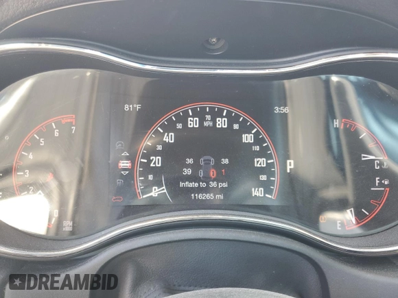 2019 Dodge Durango GT Plus with VIN 1C4RDHDG1KC769125, listed as a Copart auction lot 48247185 with 116,265 mi miles and Salvage Title. Bid and sale history available at carsss.com. Image 9.