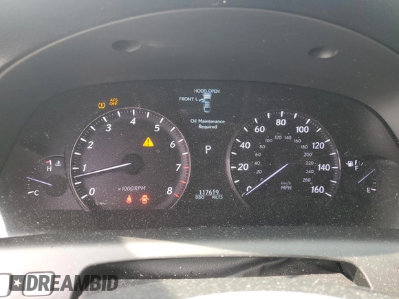 2007 Lexus LS 460 с VIN JTHBL46F575029007, выставлен на аукционе Copart как лот 57811295 с пробегом 117 619 миль миль и Списание • Salvage title. История ставок и продаж доступна на DreamBid. Изображение 9.